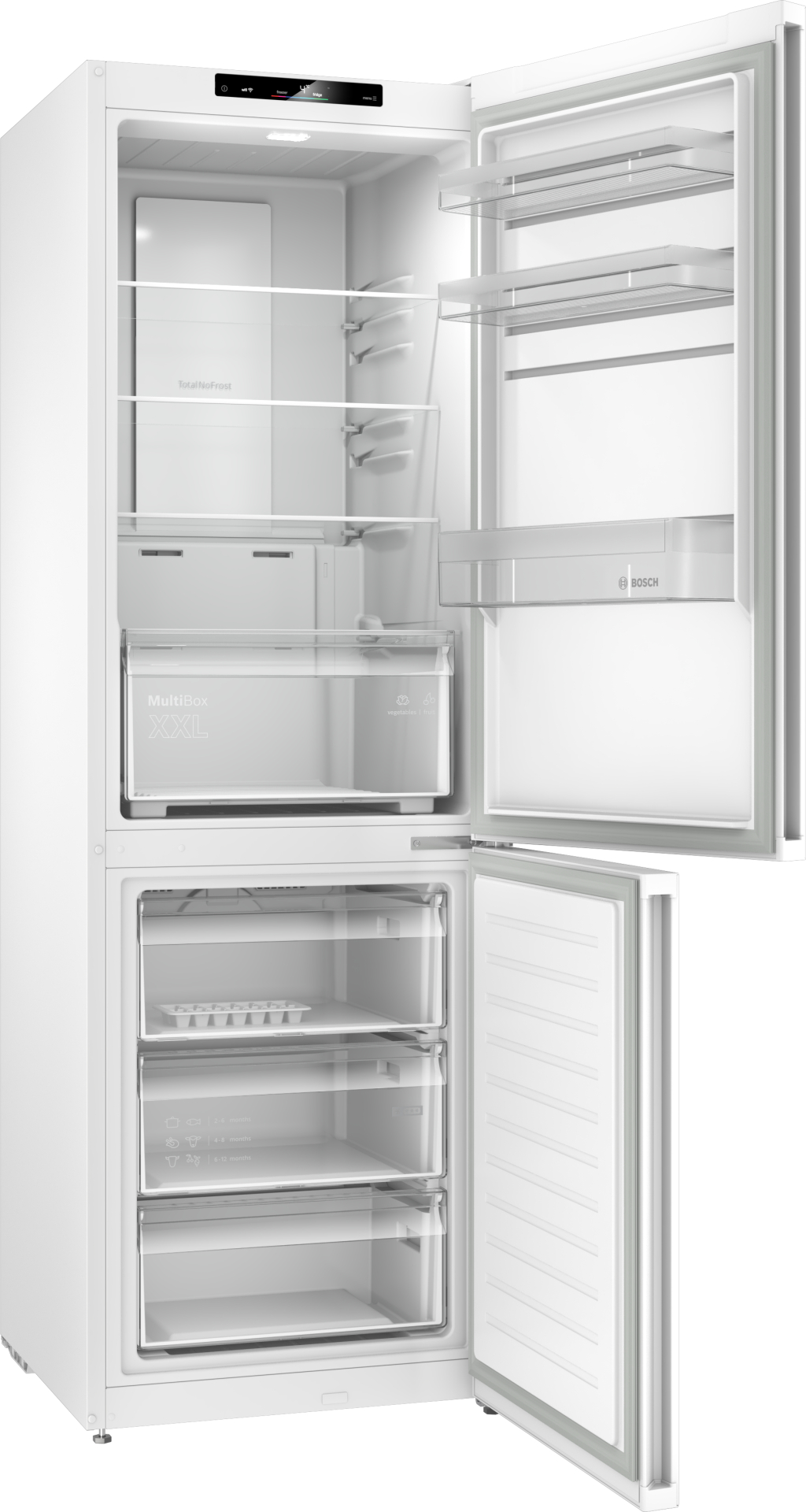 BOSCH KGN36NWCK vrijstaande koel-/vriescombinatie - 186cm