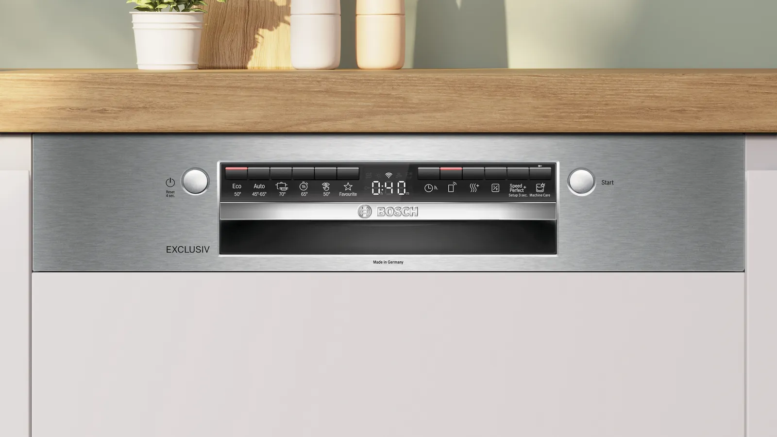 BOSCH SMI4HBS23E SERIE 4 vaatwasser met bedieningspaneel