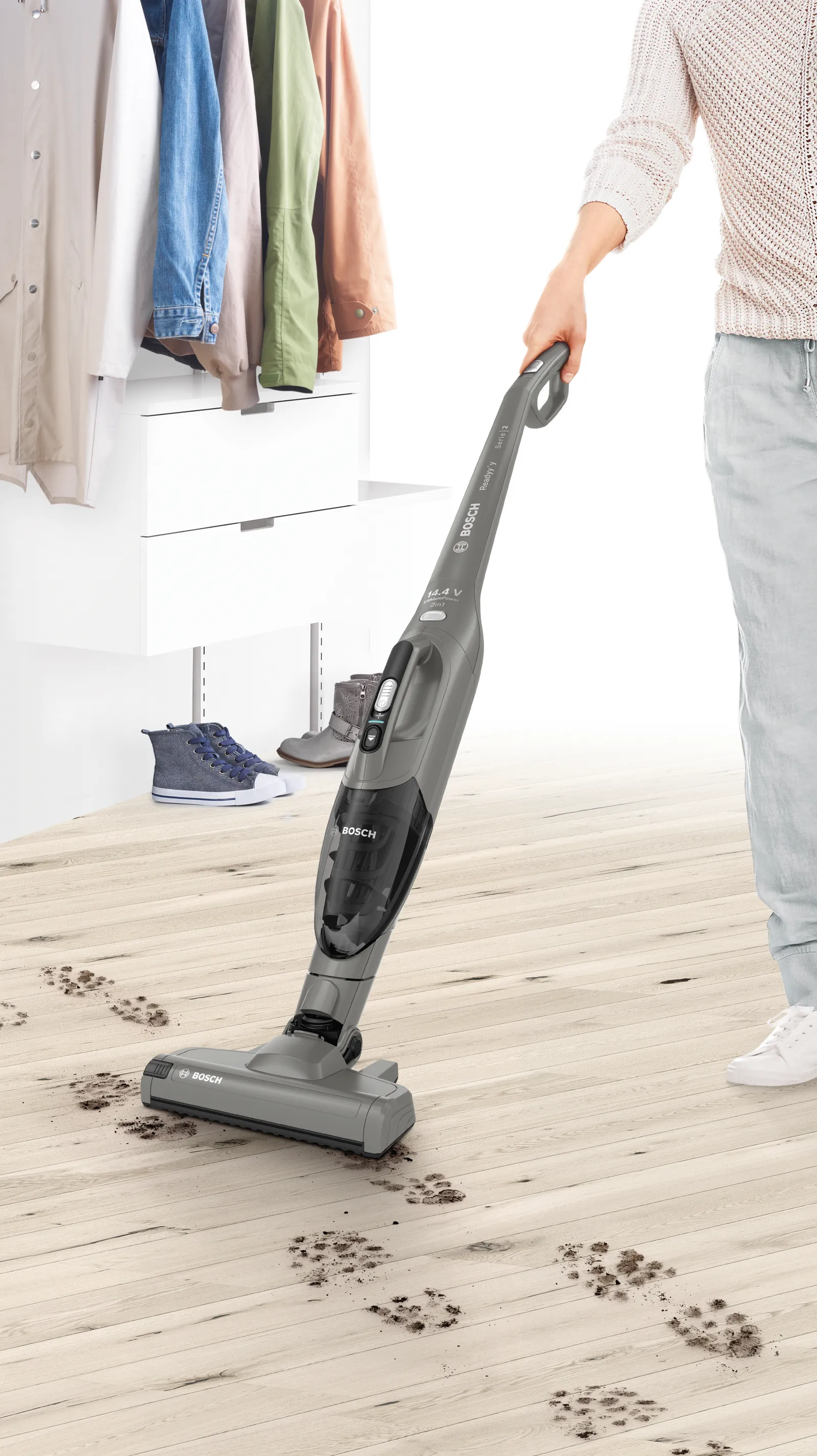 BOSCH BBHF214G steelstofzuiger