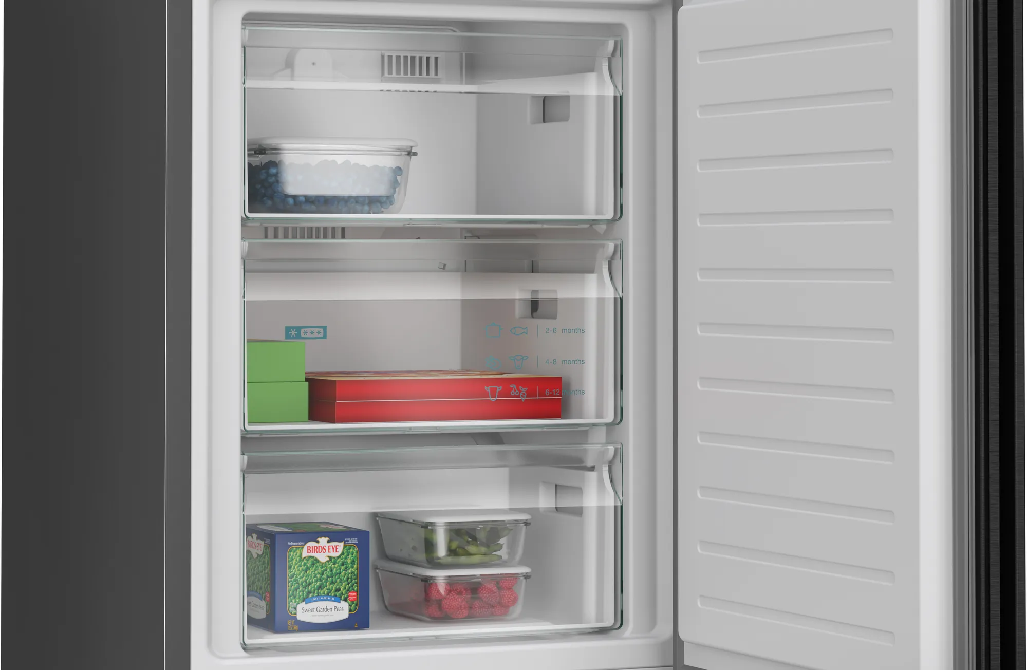 SIEMENS KG39N4X1F iQ500 vrijstaande koel-/vriescombinatie - 203cm
