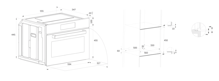 BEKO BBCW17400B multifunctionele oven met microgolfoven - 45cm BEKO BBCW17400B multifunctionele oven met microgolfoven - 45cm