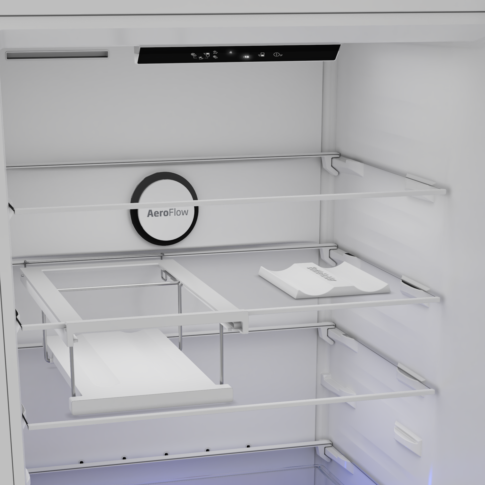 BEKO B7RCNE566HXB vrijstaande koel-/vriescombinatie - 192cm BEKO B7RCNE566HXB vrijstaande koel-/vriescombinatie - 192cm
