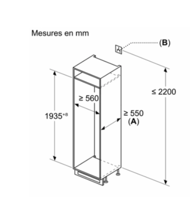 SIEMENS KI96NVFD0 IQ300 koel-/vriescombinatie - 194cm