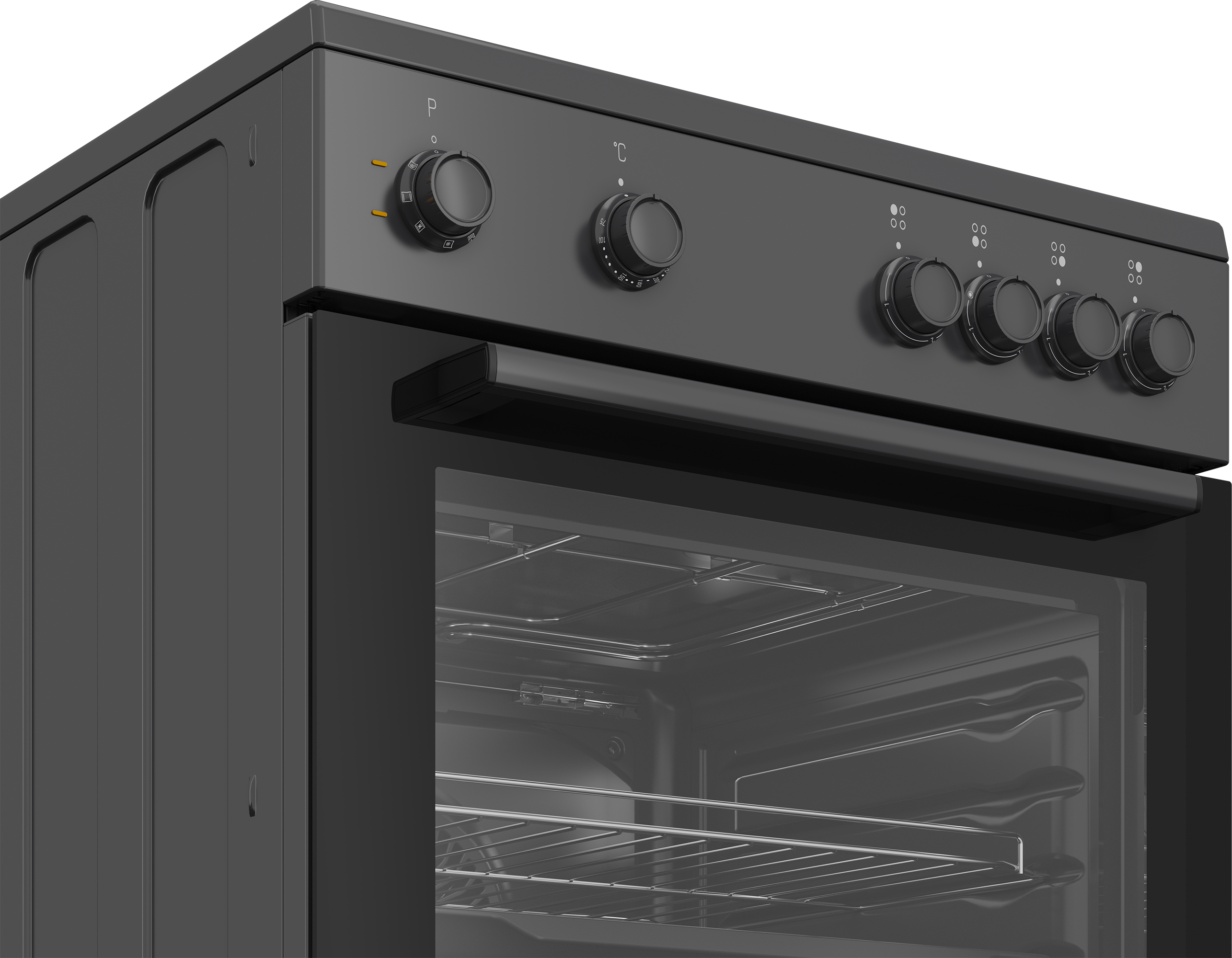 BEKO FBM6701A fornuis met electrische kookplaat - 60cm BEKO FBM6701A fornuis met electrische kookplaat - 60cm