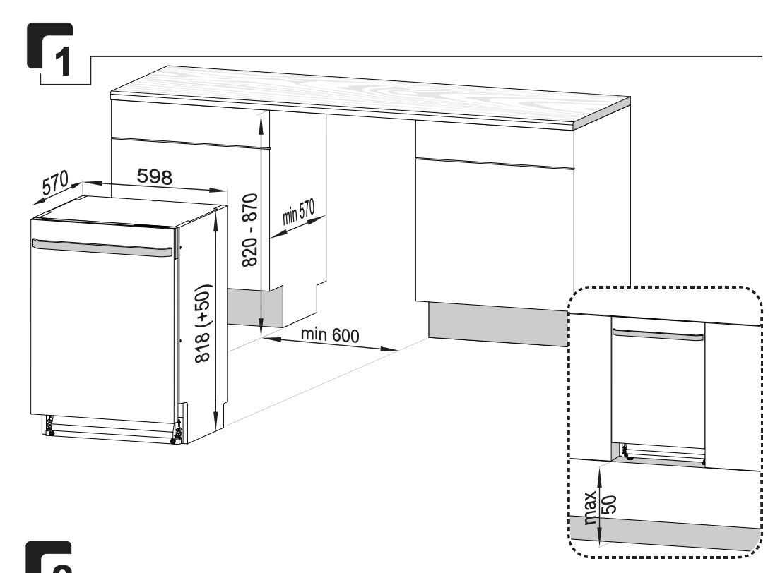 BEKO BDDN36420D vaatwasser onderbouw BEKO BDDN36420D vaatwasser onderbouw