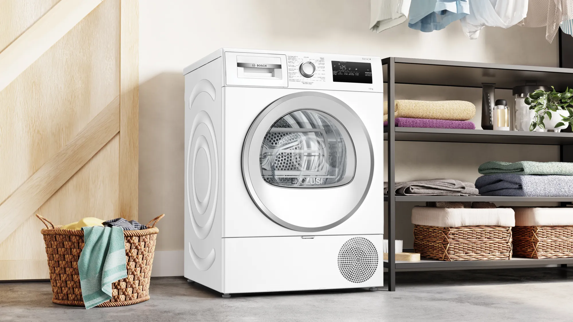 BOSCH WTH8520SFG Serie 4 droogkast