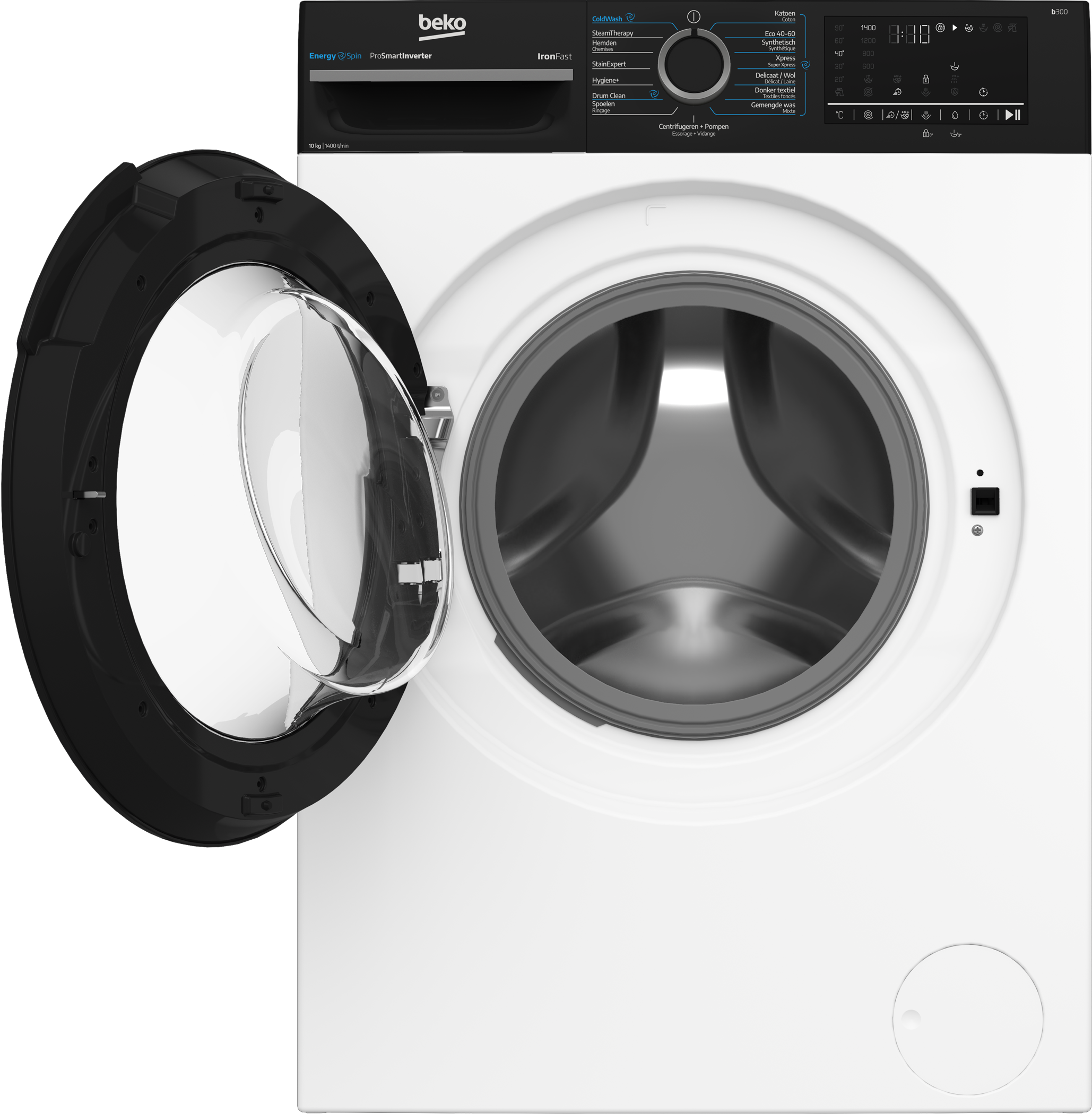 BEKO BM3WFU41041B wasmachine