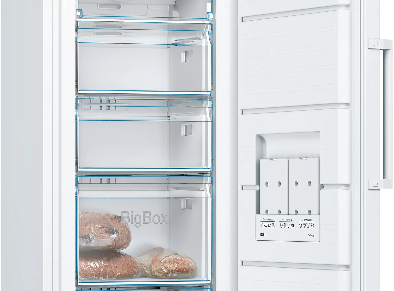 BOSCH GSN29VWEV SERIE 4 vrijstaande vriezer - 161cm