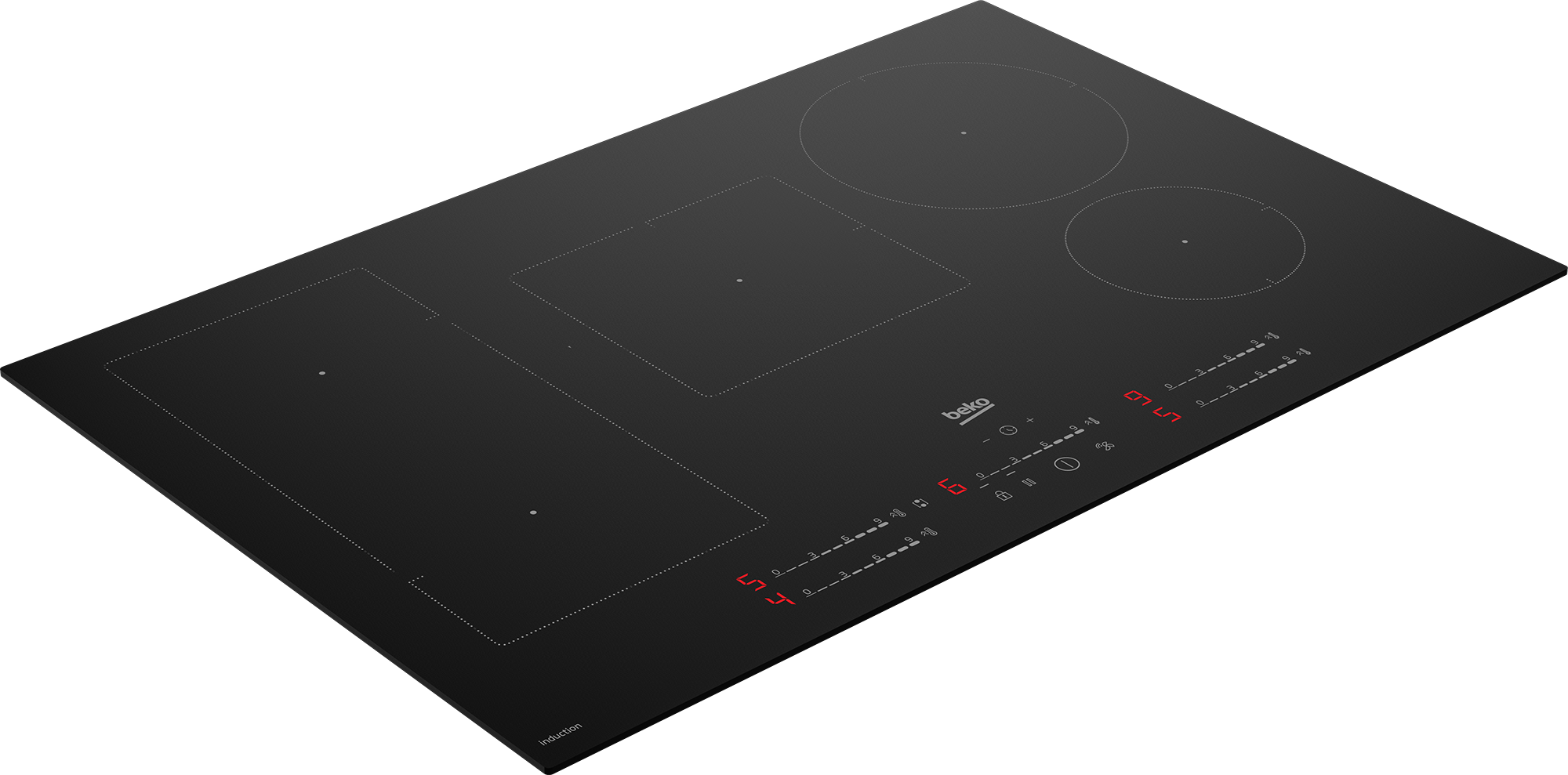 BEKO HII85720UFT inductiekookplaat - 80cm BEKO HII85720UFT inductiekookplaat - 80cm