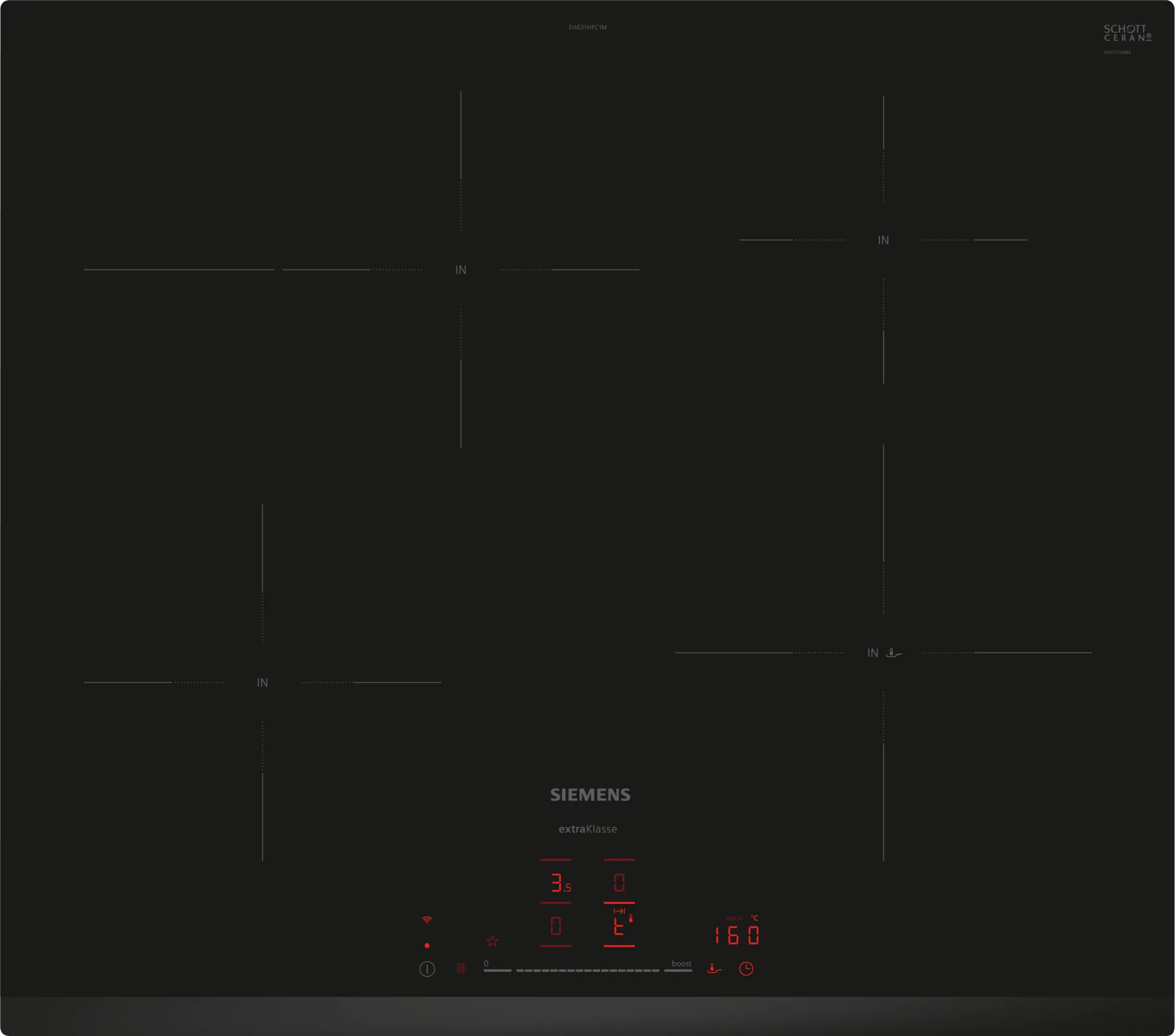 SIEMENS EH631HFC1M IQ300 inductiekookplaat - 60cm