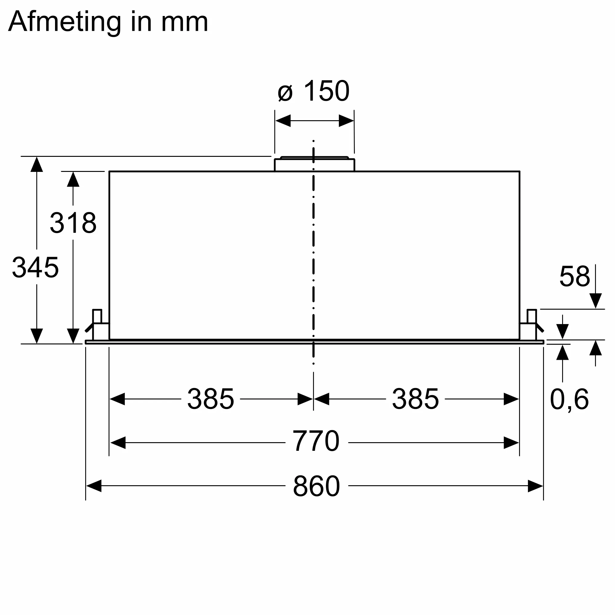 SIEMENS LB87NAC50 iQ500 inbouwgroep - 86cm SIEMENS LB87NAC50 iQ500 inbouwgroep - 86cm