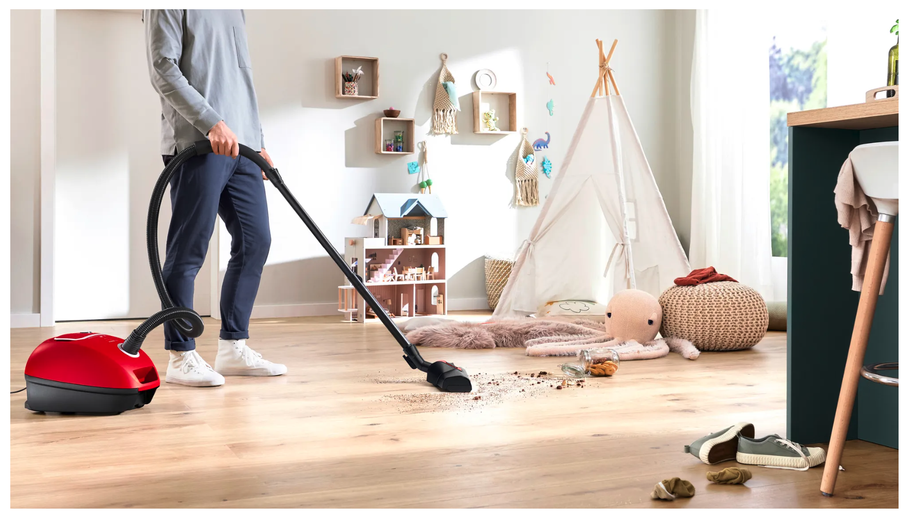 BOSCH BGB41PET stofzuiger met zak BOSCH BGB41PET stofzuiger met zak