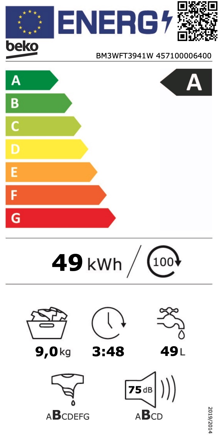 BEKO BM3WFT3941W