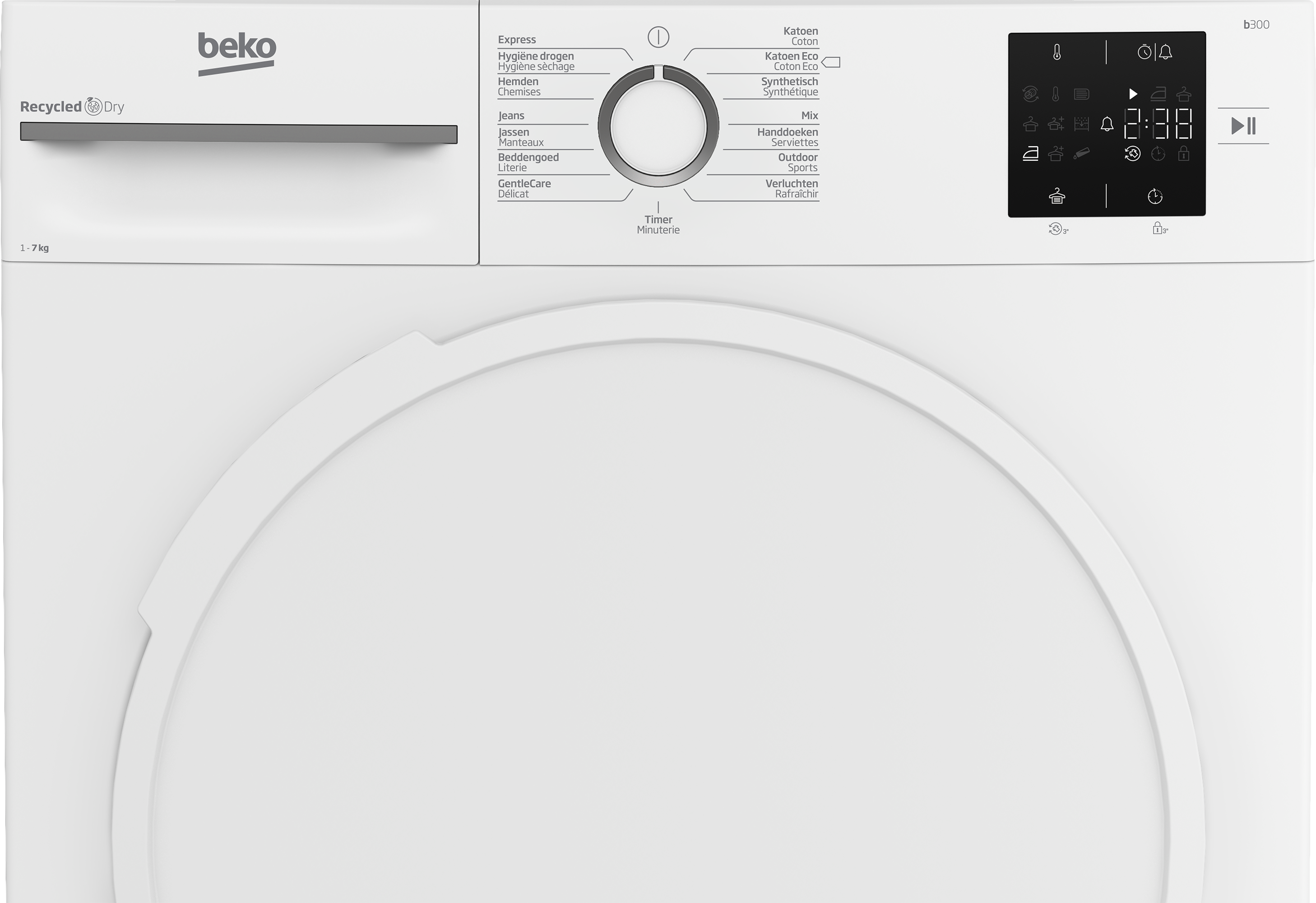BEKO BM3T3722W droogkast - warmtepomp