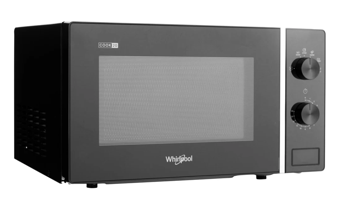 WHIRLPOOL WHMWP101B vrijstaande microgolfoven - 26cm WHIRLPOOL WHMWP101B vrijstaande microgolfoven - 26cm