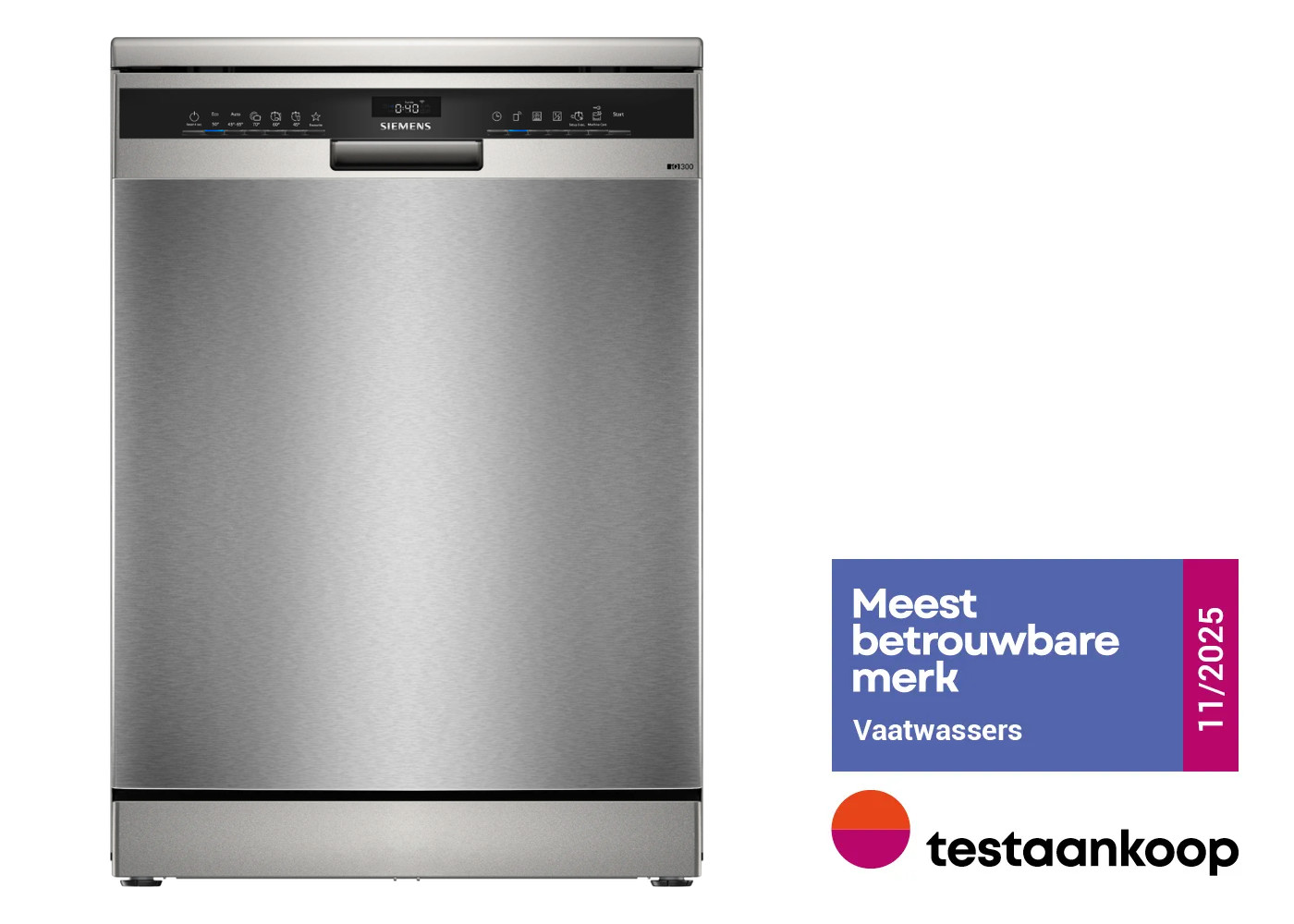 SIEMENS SN23EI22CF iQ300 vrijstaande vaatwasser