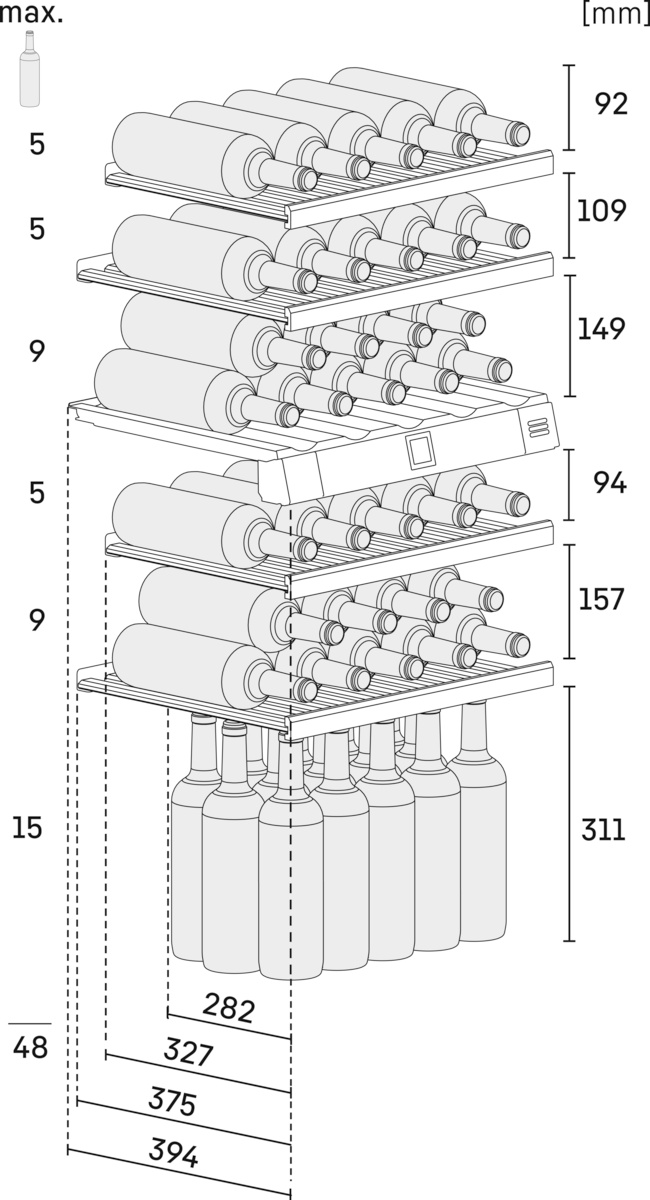 LIEBHERR EWTDF235326 integreerbare wijnklimaatkast LIEBHERR EWTDF235326 integreerbare wijnklimaatkast