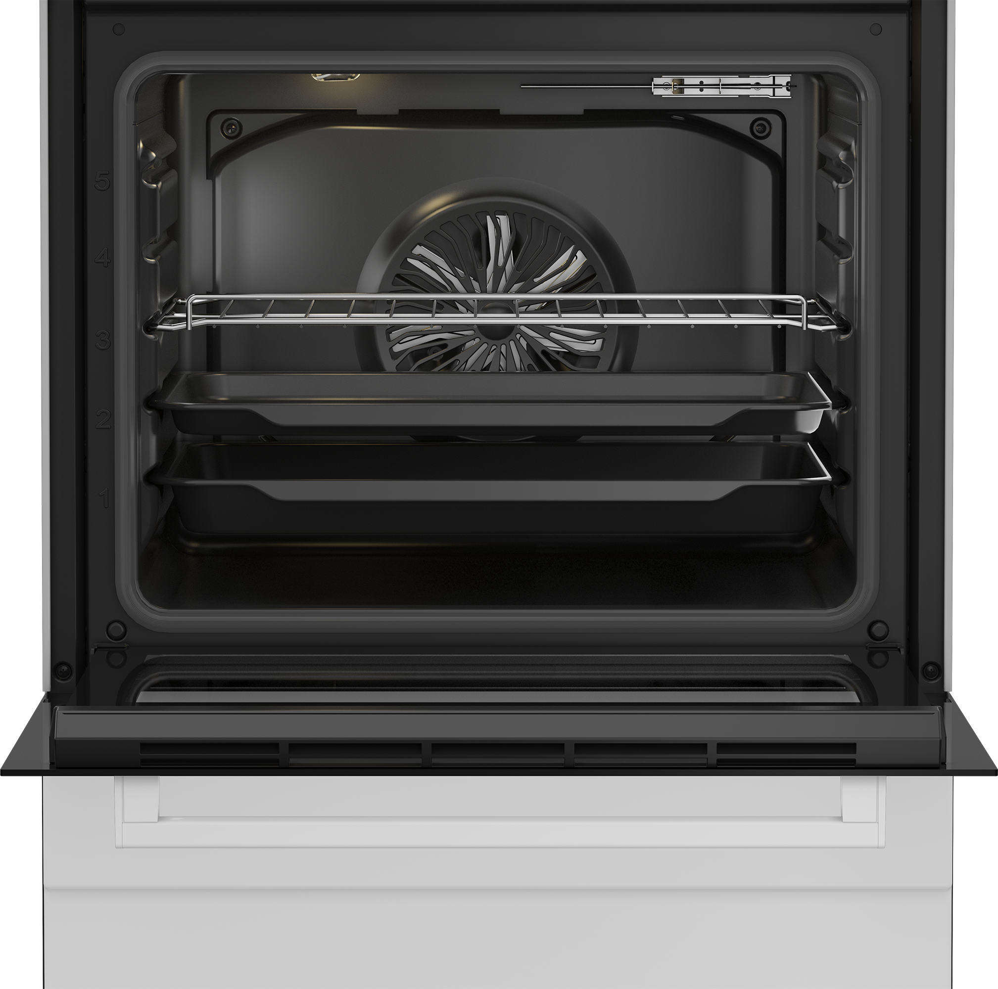 BEKO FBM6701W fornuis met keramische kookplaat - 60cm BEKO FBM6701W fornuis met keramische kookplaat - 60cm