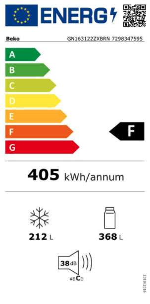 BEKO GN1603140ZHXBN side-by-side - 179cm BEKO GN1603140ZHXBN side-by-side - 179cm