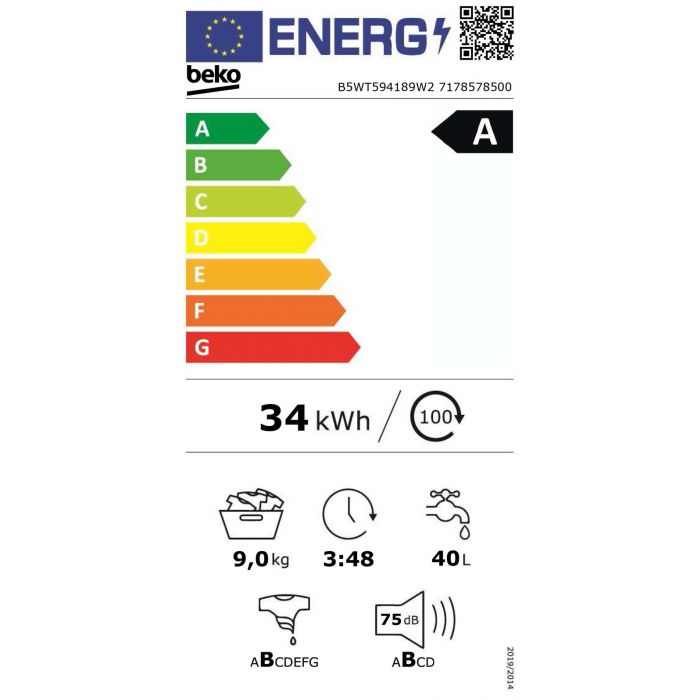 BEKO B5WT5104111M wasmachine BEKO B5WT5104111M wasmachine