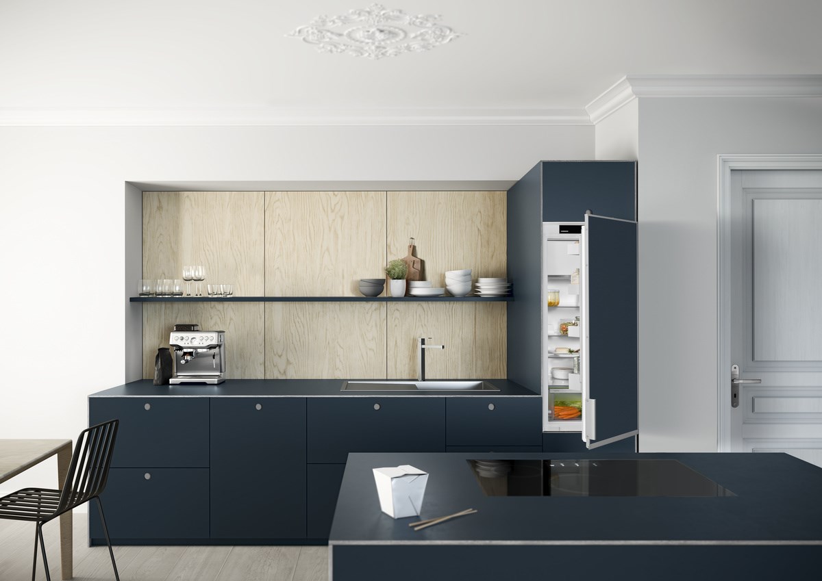 LIEBHERR DRE410122-DECORKADER koelkast met vriesvak - 122cm