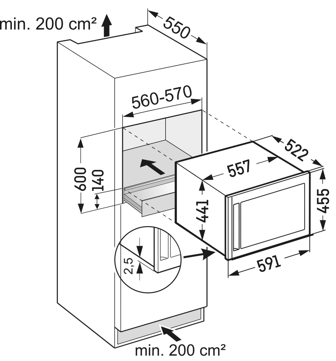 LIEBHERR WKEES55326 integreerbare wijnklimaatkast LIEBHERR WKEES55326 integreerbare wijnklimaatkast