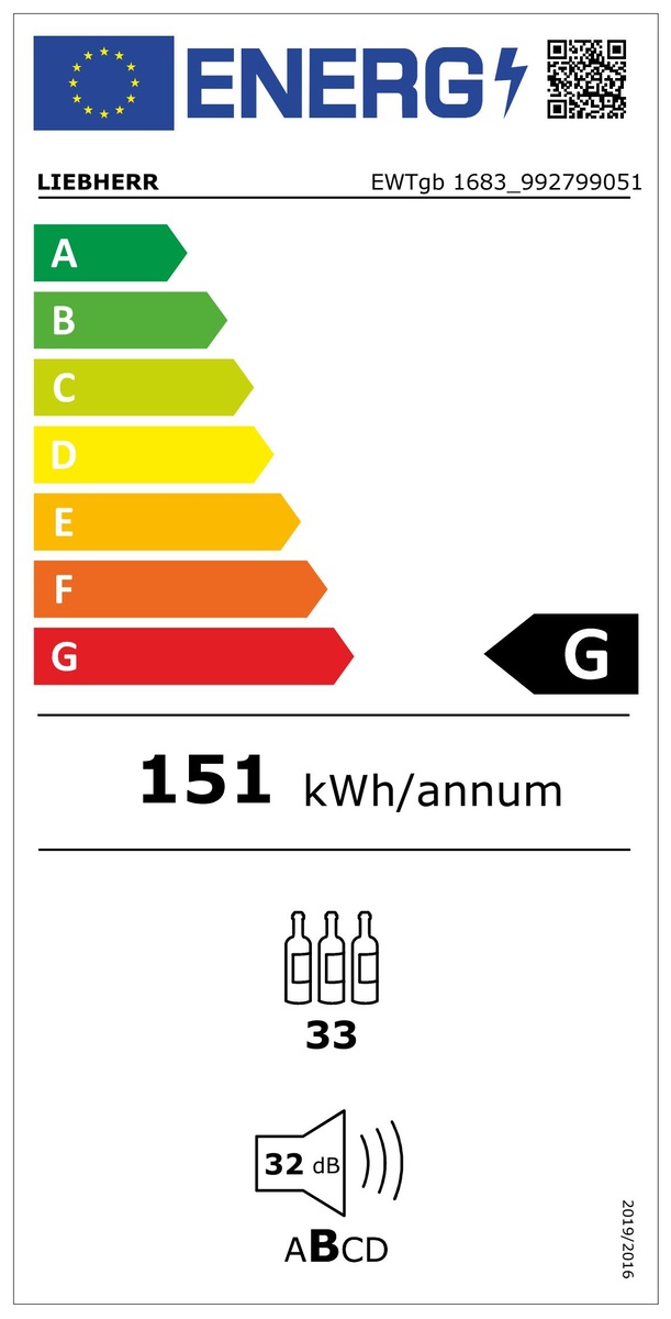 LIEBHERR EWTGB168326 integreerbare wijnklimaatkast LIEBHERR EWTGB168326 integreerbare wijnklimaatkast