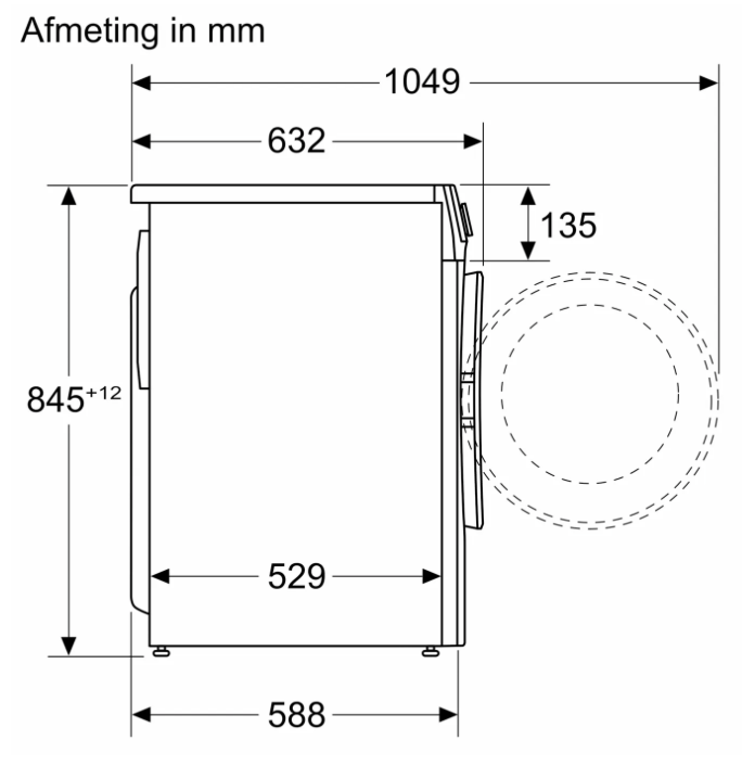 BOSCH WGE03400FG SERIE 2 wasmachine